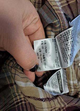 Мужская рубашка в клетку от levi's ( l) 7