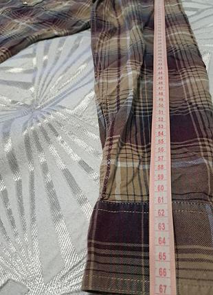 Мужская рубашка в клетку от levi's ( l) 9