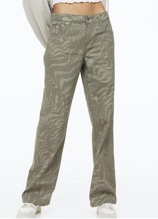 Джинсы багги