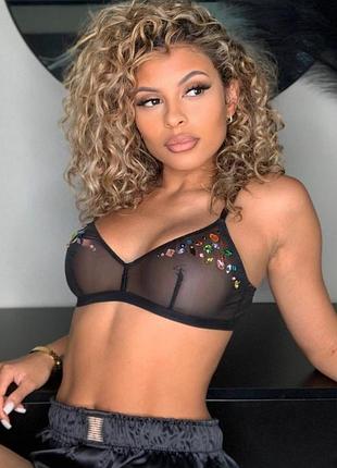 Бюстгальтер с камнями, m