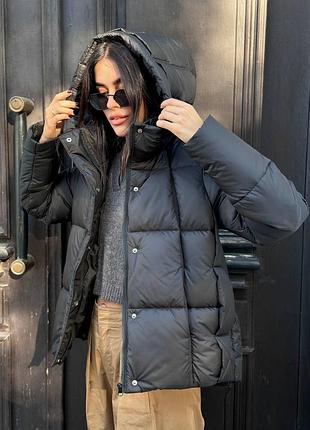 Накладний платіж ❗️❗️❗️тепла зимова куртка пуховик з капюшоном
