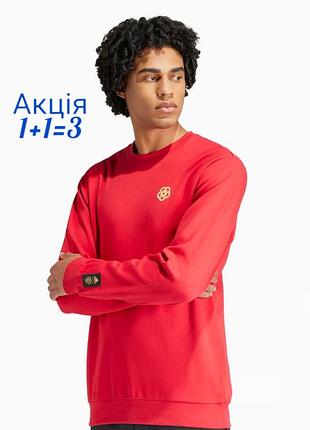 Толстовка кофта adidas manchester united culture story crew джемпер