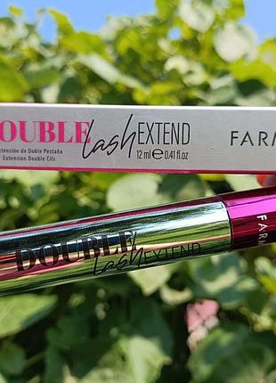 Туш для вій double lash extend farmasi 12 мл, код 1301518
