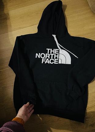 Худі чорне the north face на флісі