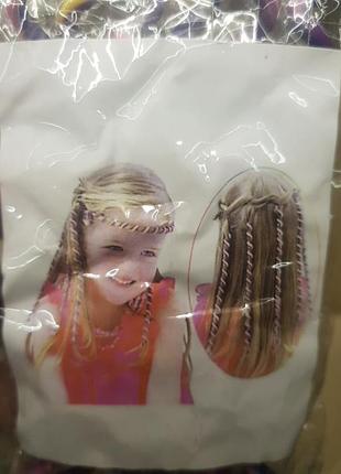 Заколки спирали  фиолетово разноцветные