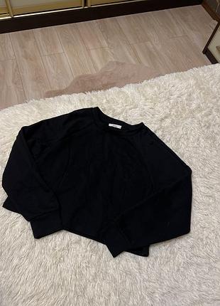 Кофта женская свитшот черная стильная классная практичная