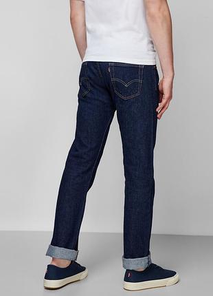 Мужские темно-синие джинсы levis 501® straight