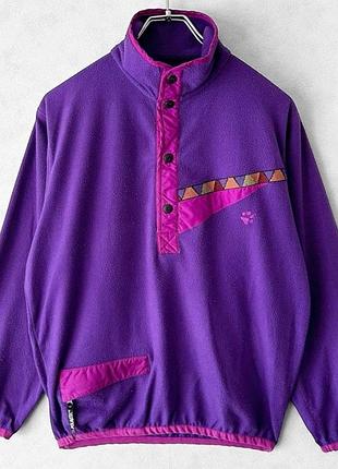 Кофта флисовая унисекс jack wolfskin vintage винтаж 90-е