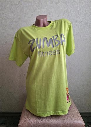 Футболка салатовая. туника фитнес.