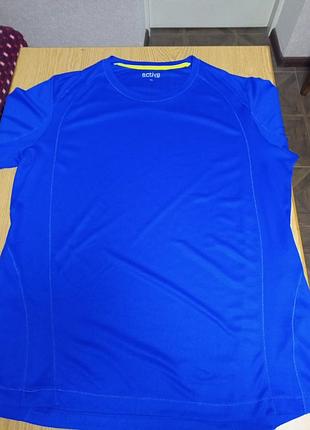 Футболка мужская спортивная синяя