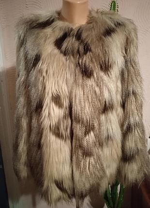 Шуба из искусственного меха