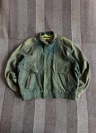 Sardar leather y2k faded washed шкіряна чоловіча куртка б у