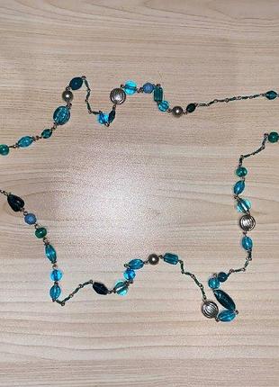 Винтажные длинные бусы