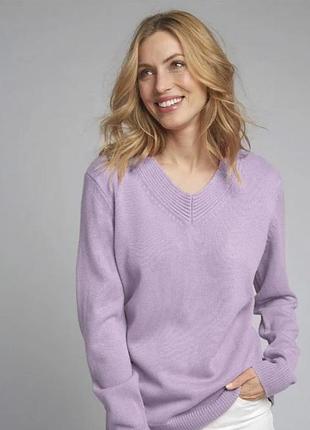 Лавандовый свитер/джемпер damart. франция.