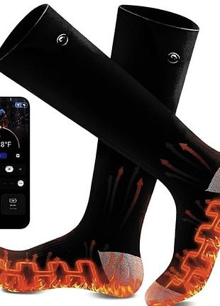 Шкарпетки з підігрівом | теплі термоноски usb / powerbank для зими