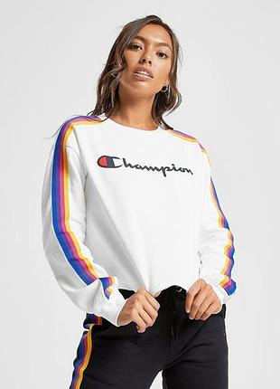 Укороченный утеплённый свитшот оверсайз champion