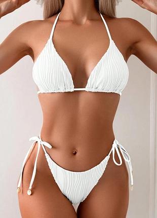 Фактурний роздільний купальник