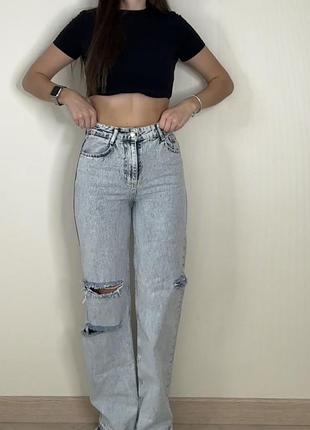 Джинси solmar світлі прямі жіночі mom jeans 100 cotton денім стан відмінний жіночий одяг штани