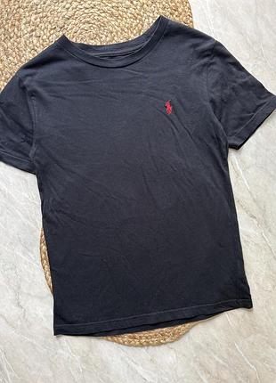 Базова футболка чорна ralph lauren polo 140 см