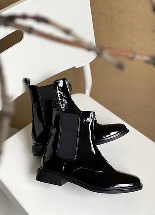 Зимові лаковані черевики від тм soldi.