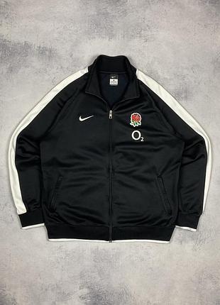 Олімпійка чоловіча чорна  nike england o2 rugby vintage