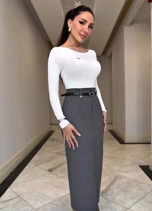 Юбка кашемир длинная по сезону