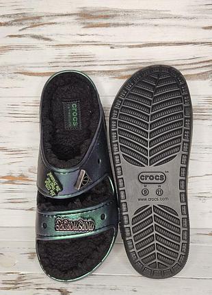 Шльопанці чоловічі утеплені  crocs classic cozzzy harry potter
