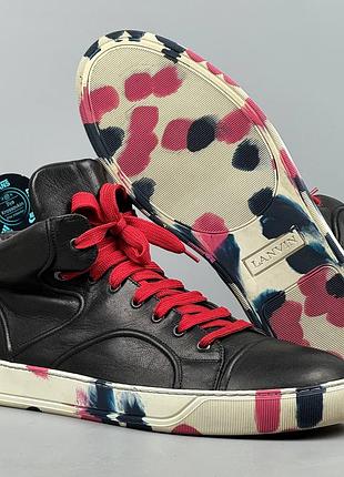 Кеди кросівки lanvin high top кеды кроссовки ботинки ланвин обувь