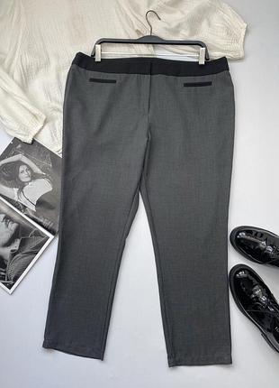 Сірі штани f&f великий розмір батал