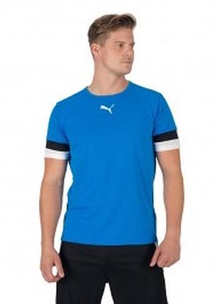 Чоловіча футболка puma xl компресійна футболка синя спортивна футболка puma