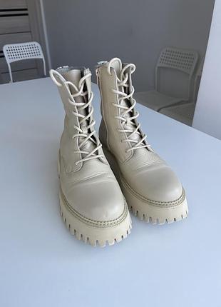 Шкіряні молочні черевики bronx, 41