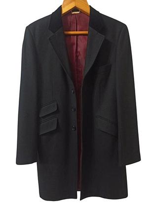 Качественное пальто деми британия бойфренд черное