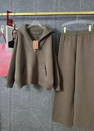 Брендовий жіночий спортивний трикотажний костюм лоро піана