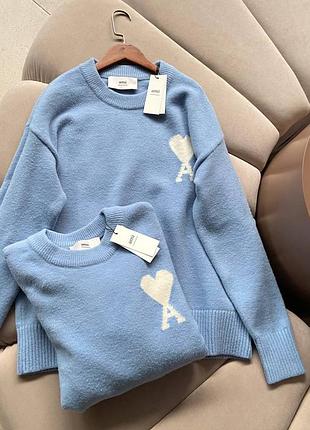 Преміальний брендовий жіночий базовий теплий светр амі