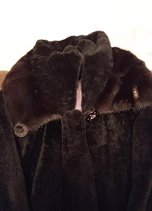 Зимова манто блек норка
