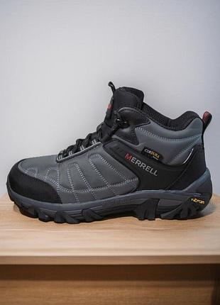 Кроссовки мужские merrell, кроссовки зима мех (0703)