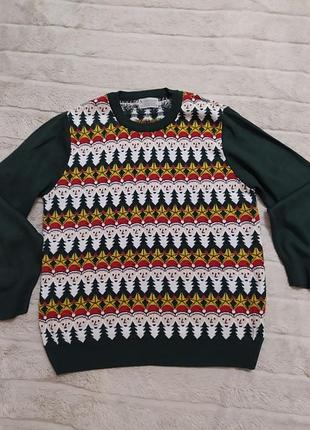 Новогодный свитер р. л tu premium