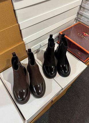 Женские деми/зимние ботинки премиум арт10865, арт10866