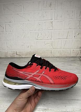 Беговые мужские кроссовки asics gel-kayano 28 широкую ногу