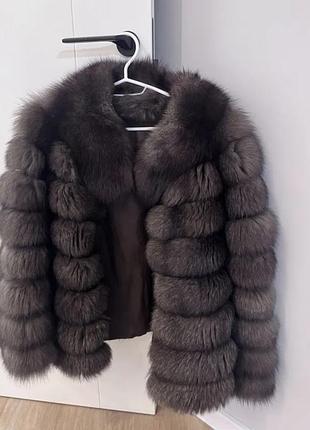 Шуба мех песец