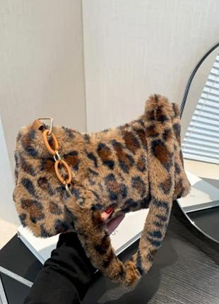 Модна сумка сумочка  стильна леопардова нова 2
