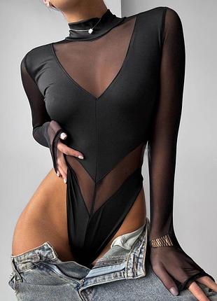 Боді з сіткою