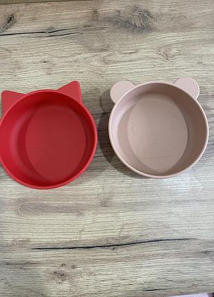 Набір силіконових тарілочок для дитини