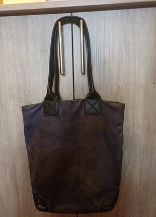 Сумка шопер.. шкіра..відомого бренду marc jacobs