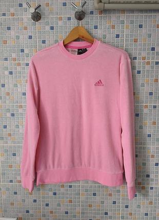 Бархатный свитшот adidas.