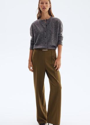 Брюки оливкового цвета h&amp;m