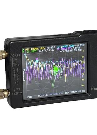 Nanovna h 9 кгц – 2 ггц векторный анализатор s11 s21 swr tdr dtf 3.95 дисплей 650 маг usb type-c 2xsma