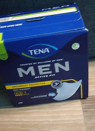 Урологические прокладки для мужчин tena men active fit level 2, 10 штук