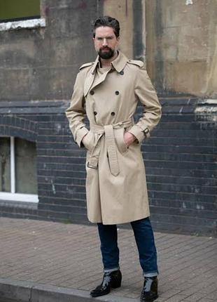 Плащ двубортний чоловічий  корея