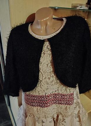 Болеро с пайетками, травка, легонько